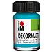 Colore Acrilico Per Vetro /legno /metallo ""decormatt"" 15ml - Colore Turchese Caraibi 091 - Foto miniatura 1