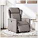 Poltrona Elettrica Reclinabile Tortora in Tessuto - Foto miniatura 2