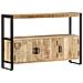 Lusso Casadino -  Armadietto 120x30x75 Cm In Legno Massello Di Mango - Foto miniatura 2