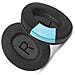 Cuscinetti Auricolari Rrescanti In Rete Da Calcio Per Cuffie Bose Ae2/qc15/qc25 Black - Foto miniatura 2