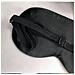 Maschera Per Dormire In Seta Per Donne E Uomini, Maschera Per Occhi In Seta Al 100% Black - Foto miniatura 2