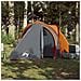 Tenda da Campeggio a Cupola 2 Persone Grigio e Arancione - Foto miniatura 2