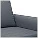 Set di Divani 4 pz con Cuscini Grigio Scuro in Velluto - Foto miniatura 8