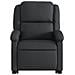 Poltrona a Rialzo Massaggiante Reclinabile Elettrica Nera Pelle - Foto miniatura 9