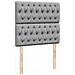 Giroletto a Molle con Materasso Grigio Chiaro 80x200 cm Tessuto - Foto miniatura 7
