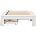 Letto senza Materasso Bianco 90x190 cm in Legno Massello Pino - Foto miniatura 4