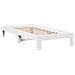 Letto senza Materasso Bianco 90x190 cm in Legno Massello Pino - Foto miniatura 5