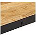 Tavolino da Salotto con Ruote Legno Massello Mango 100x55x26 cm - Foto miniatura 7