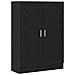 Libreria Nera in Rovere 82,5x30,5x115 cm in Legno Ingegnerizzato - Foto miniatura 1