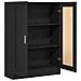 Libreria Nera in Rovere 82,5x30,5x115 cm in Legno Ingegnerizzato - Foto miniatura 5