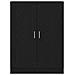 Libreria Nera in Rovere 82,5x30,5x115 cm in Legno Ingegnerizzato - Foto miniatura 7