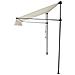 Tenda Da Balcone Chene 2 × 1,2 M - Tessuto Beige E Struttura Grigia - Foto miniatura 3