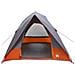 Tenda da campeggio Grigio e arancione 275 x 230 x 140 cm - Foto miniatura 4