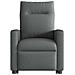 Poltrona Alzapersona Reclinabile Elettrica Grigio Scuro Tessuto - Foto miniatura 5
