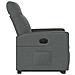 Poltrona Alzapersona Reclinabile Elettrica Grigio Scuro Tessuto - Foto miniatura 6