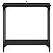Tavolo consolle Rovere nero 75 x 30.5 x 75 cm Legno multistrato - Foto miniatura 4