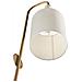 Applique Loky Metallo Ottone/beige - Foto miniatura 4
