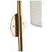 Applique Loky Metallo Ottone/beige - Foto miniatura 5