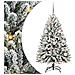 Albero di Natale artificiale con 150 LED Verde e Bianco 120 cm - Foto miniatura 1