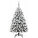 Albero di Natale artificiale con 150 LED Verde e Bianco 120 cm - Foto miniatura 4