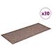 Tappetini per scale autoadesivi 30 pz 60x25 cm marrone chiaro rettangolari - Foto miniatura 1