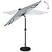 Parasol da Giardino con Luci LED 200 x 300 cm Poliestere - Foto miniatura 4