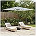 Parasol da Giardino con Luci LED 200 x 300 cm Poliestere - Foto miniatura 5