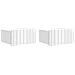 Mobiletto da notte a muro 2 pcs Bianco Lucido 49 x 34,5 x 24 cm - Foto miniatura 1