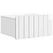 Mobiletto da notte a muro 2 pcs Bianco Lucido 49 x 34,5 x 24 cm - Foto miniatura 3