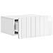 Mobiletto da notte a muro 2 pcs Bianco Lucido 49 x 34,5 x 24 cm - Foto miniatura 4