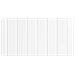 Mobiletto da notte a muro 2 pcs Bianco Lucido 49 x 34,5 x 24 cm - Foto miniatura 5