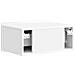 Mobiletto da notte a muro 2 pcs Bianco Lucido 49 x 34,5 x 24 cm - Foto miniatura 7