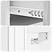 Mobiletto da notte a muro 2 pcs Bianco Lucido 49 x 34,5 x 24 cm - Foto miniatura 8