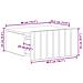 Mobiletto da notte a muro 2 pcs Bianco Lucido 49 x 34,5 x 24 cm - Foto miniatura 9