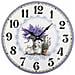 21566 orologio da parete e da tavolo Orologio al quarzo Rotondo Lavanda - Foto miniatura 1