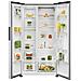 Frigorifero Side by Side Serie 600 Inox 177 cm NoFrost Classe E EAT6ME53U0 - Foto miniatura 1