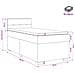 Letto box spring con materasso Grigio Scuro 90 x 190 cm Tessuto - Foto miniatura 9