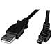 Cavo mini USB 1 m- A a Mini B con angolare verso l'alto - Foto miniatura 1