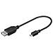 CAVO ADAT. USB A F - MICRO USB M, 0.17m - Foto miniatura 1