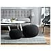 Pouf Poggiapiedi In Tessuto Nero 50 X 35 Cm Conrad - Foto miniatura 2