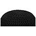 Pouf Poggiapiedi In Tessuto Nero 50 X 35 Cm Conrad - Foto miniatura 7