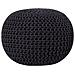 Pouf Poggiapiedi In Tessuto Nero 50 X 35 Cm Conrad - Foto miniatura 39