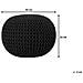 Pouf Poggiapiedi In Tessuto Nero 50 X 35 Cm Conrad - Foto miniatura 22
