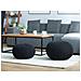 Pouf Poggiapiedi In Tessuto Nero 50 X 35 Cm Conrad - Foto miniatura 32