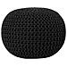 Pouf Poggiapiedi In Tessuto Nero 50 X 35 Cm Conrad - Foto miniatura 27