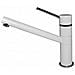 Miscelatore Monocomando con canna girevole Sava 19x17 cm Granitek Bianco 68 - Foto miniatura 1