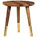 Tavolini Da Caffè 2 Pz In Legno Massello Di Sheesham - Foto miniatura 5