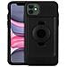 Cover Iphone 11 Semi-rigida Magnetico / meccanico Fitclic Neo Nero - Foto miniatura 4