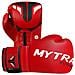 Reale Tech Guantoni Da Boxe In Pelle Sintetica Sl4 Rosso 16 Oz - Foto miniatura 2