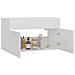 Mobile Sottolavabo Bianco Lucido 80x38,5x46cm Legno Multistrato - Foto miniatura 4